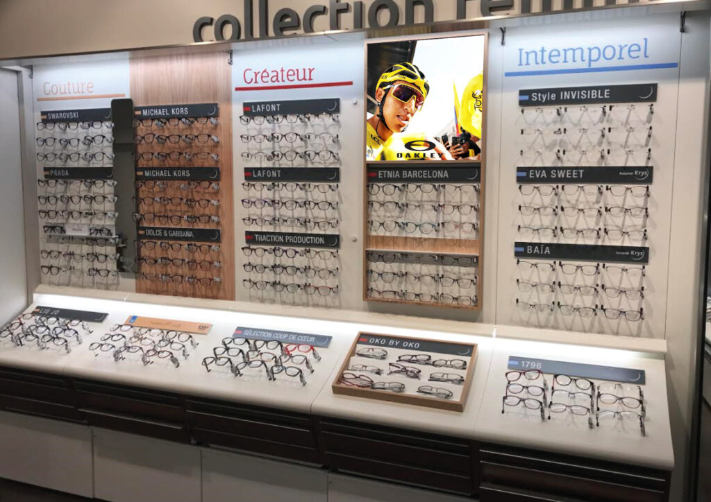 lightbox caisson lumineux opticien optique lunettes